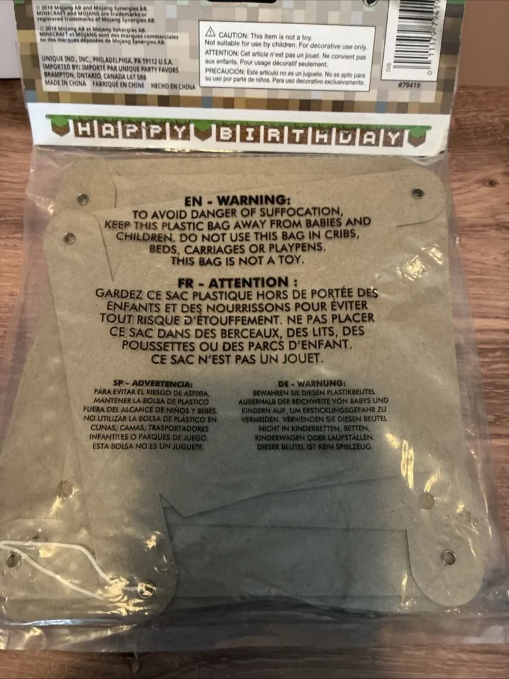 Unique official minecraft